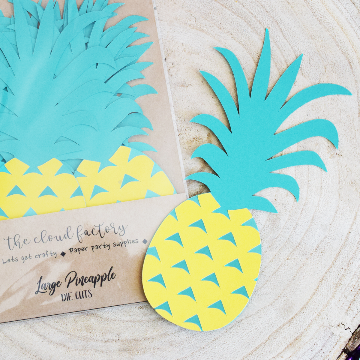 Stock Shoppe: Blue Pineapple Die-Cut Gift Tags - WH Hostess Social