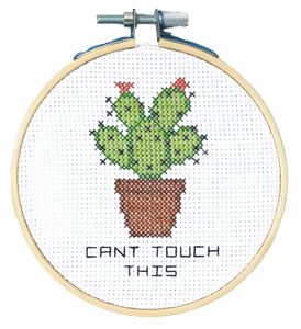 Can't Touch This Cactus - DIY Cross Stitch Kit
