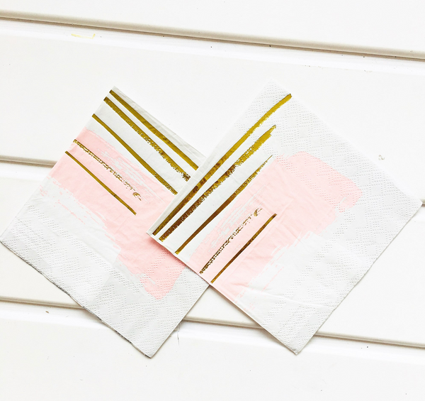 Pack de fournitures de fête en marbre pastel