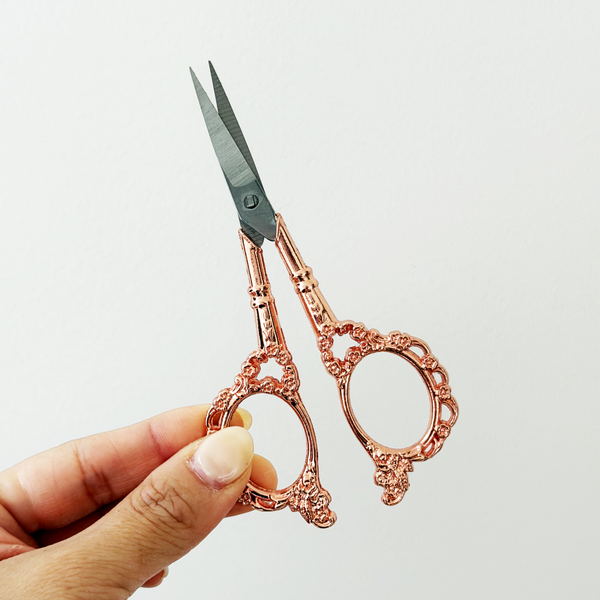 Rose Gold Embroidery Scissors