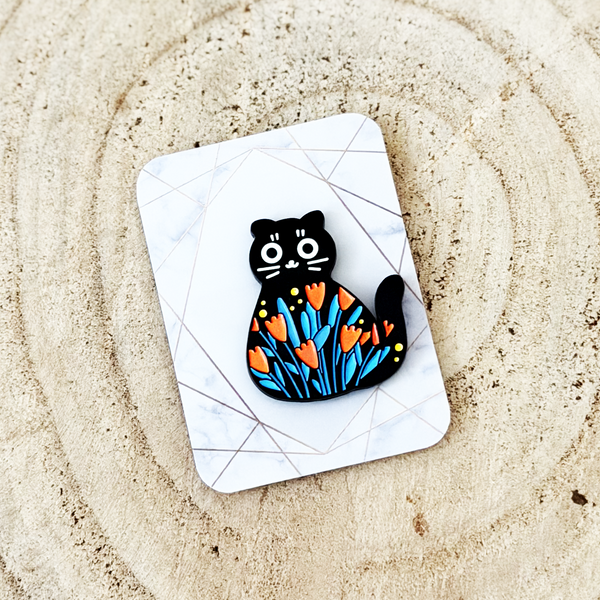 Black Cat Magnetic Needle Minder