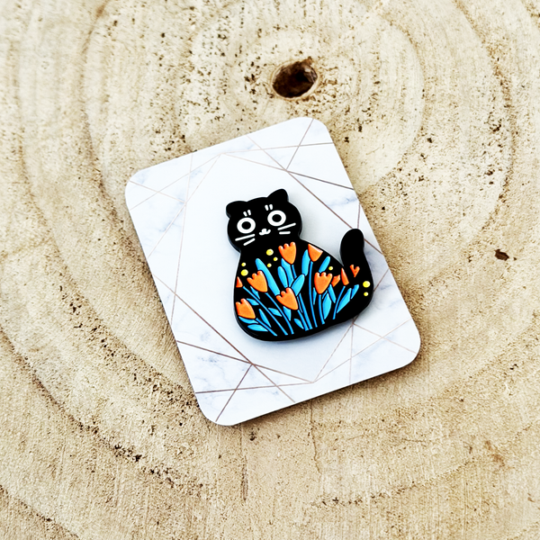 Black Cat Magnetic Needle Minder
