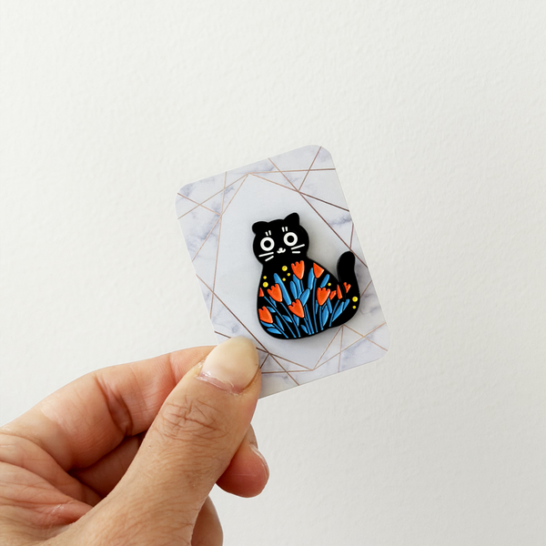 Black Cat Magnetic Needle Minder