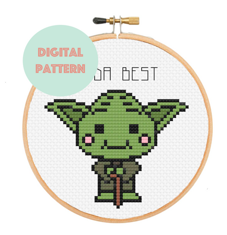 Yoda Meilleur point de croix - Instructions PDF