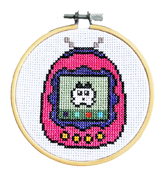 90's Virtual Pocket Pet Cross Stitch Kit