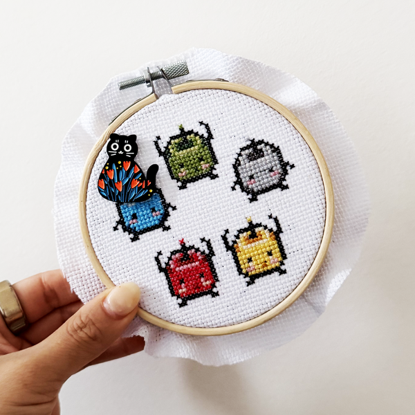 Stardew Valley Cross Stitch Kit 4" hoop