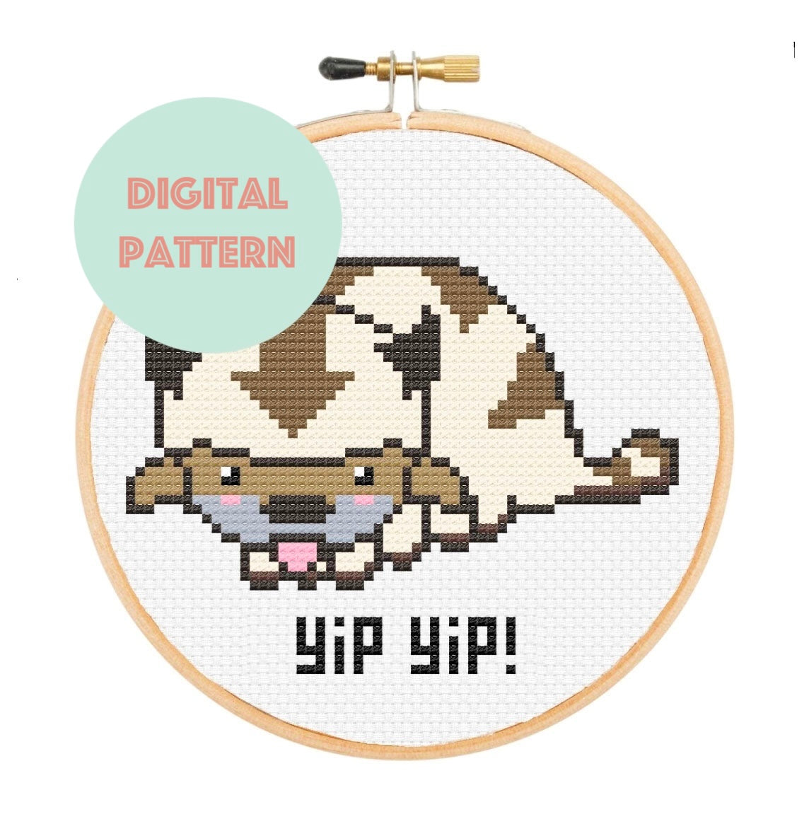 Appa (Yip Yip!) - Digital Cross Stitch Pattern