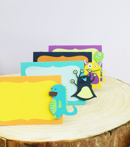 Little Monster Placecards - Set of 12