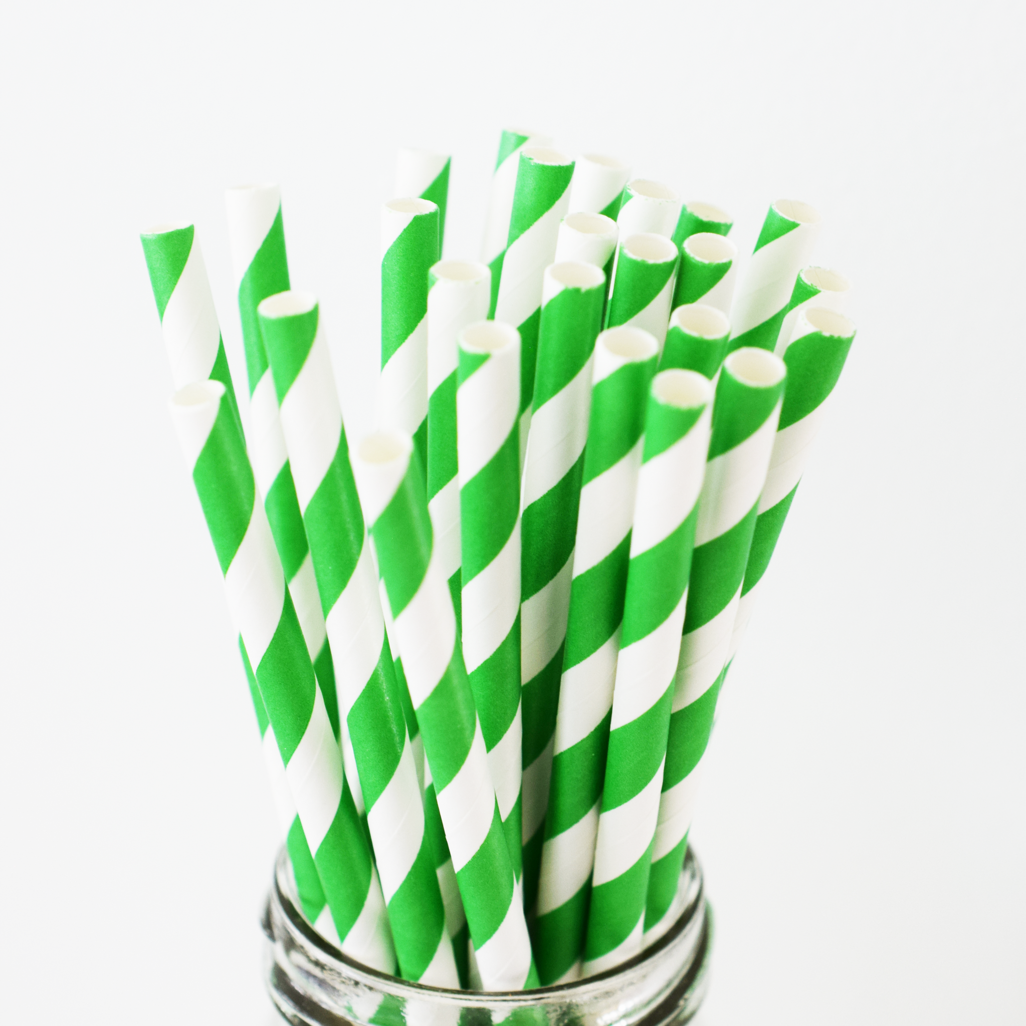 Green Paper Straws 