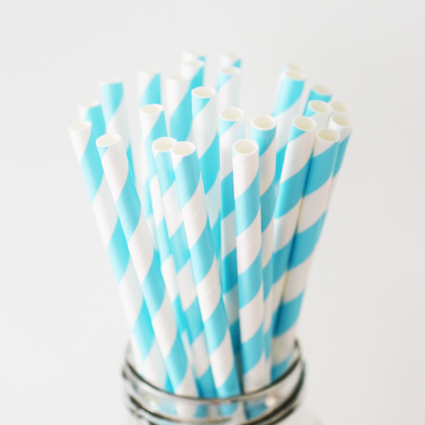 Striped Red Paper Straws - 25 Pieces – TheCloudFactory