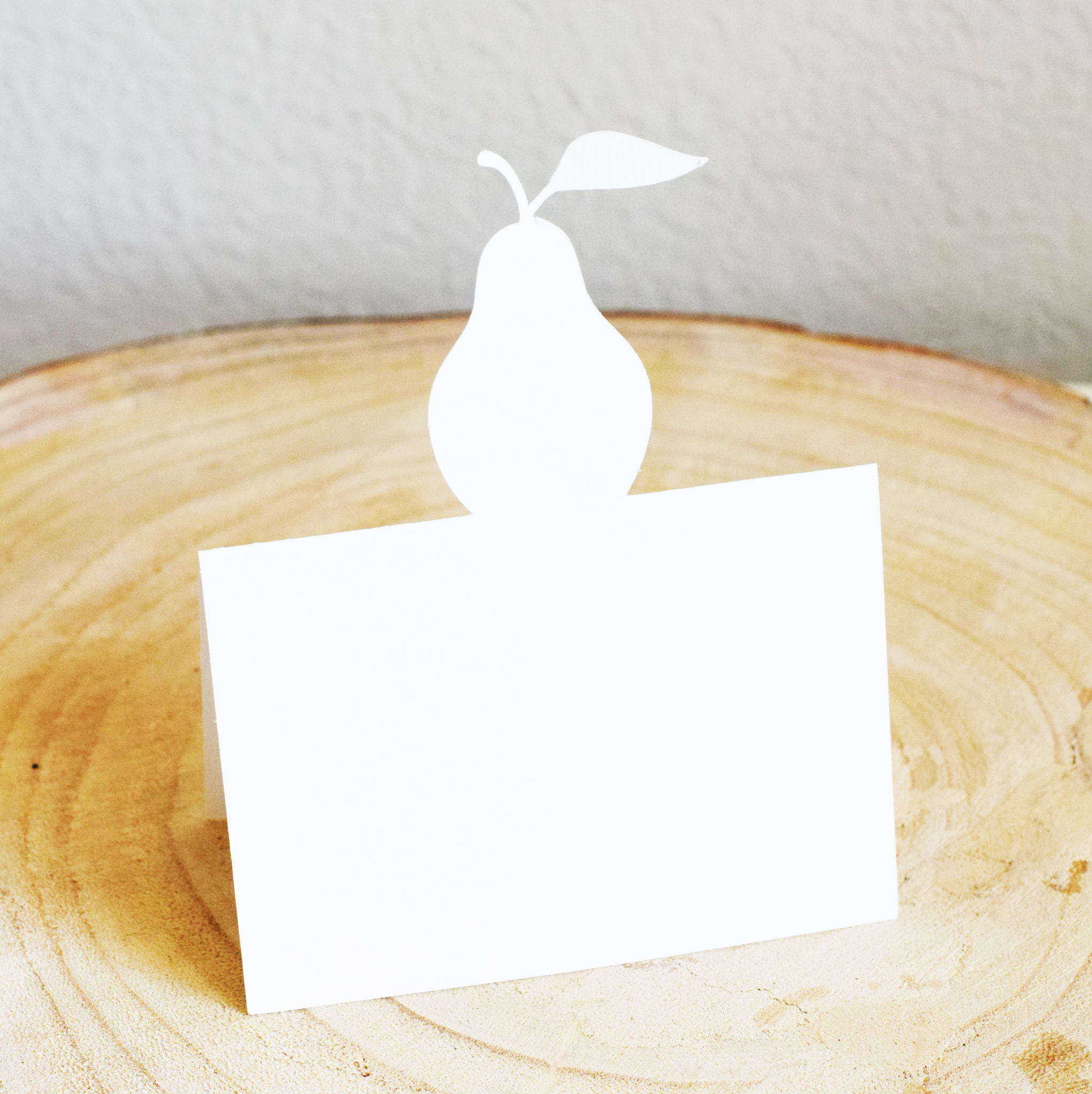 Pear Placecards - Set of 12