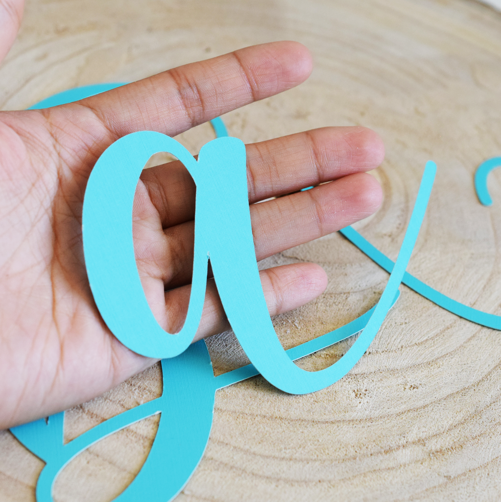 Die shop cut letters