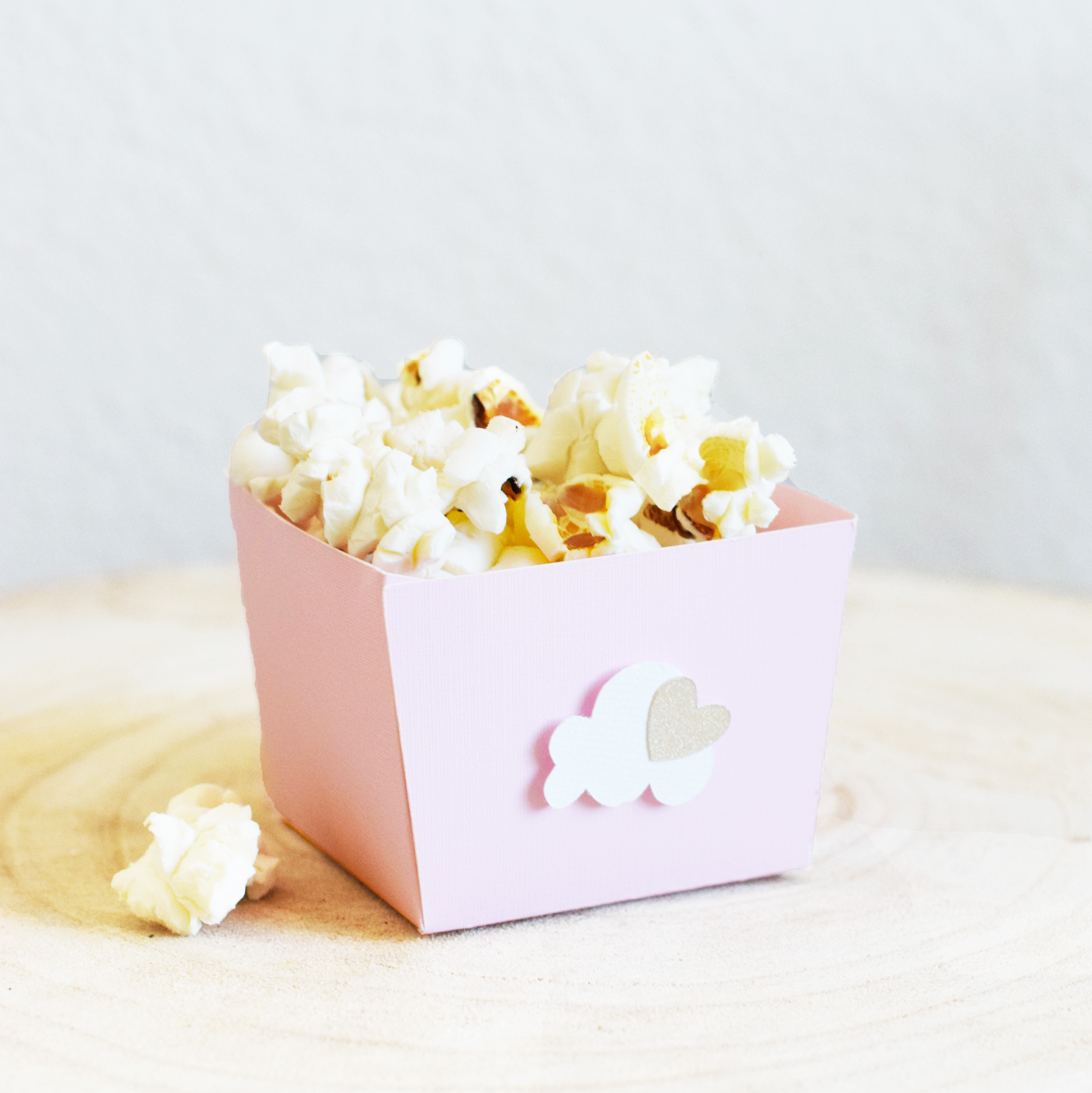 Pink Baby Cloud Favor Boxes - Set of 12