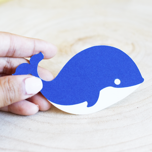 Small Whale Die Cuts - Set of 12