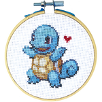 Squirtle Love - DIY Cross Stitch Kit