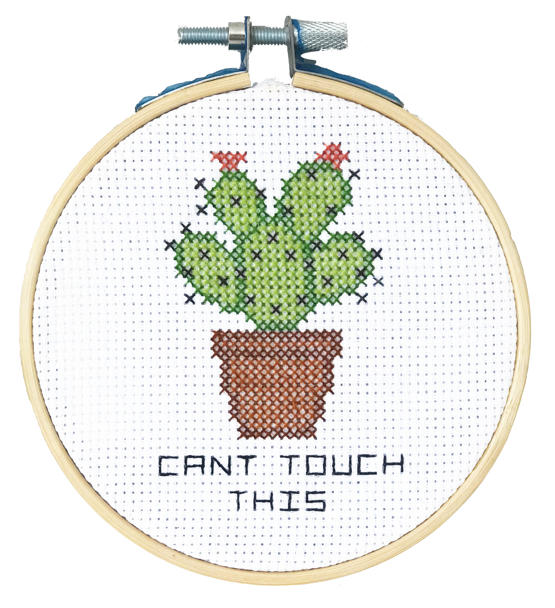 Can't Touch This Cactus - DIY Cross Stitch Kit