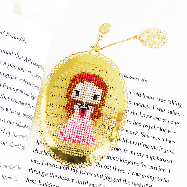 Sleeping Beauty Bookmark - DIY Cross Stitch Kit