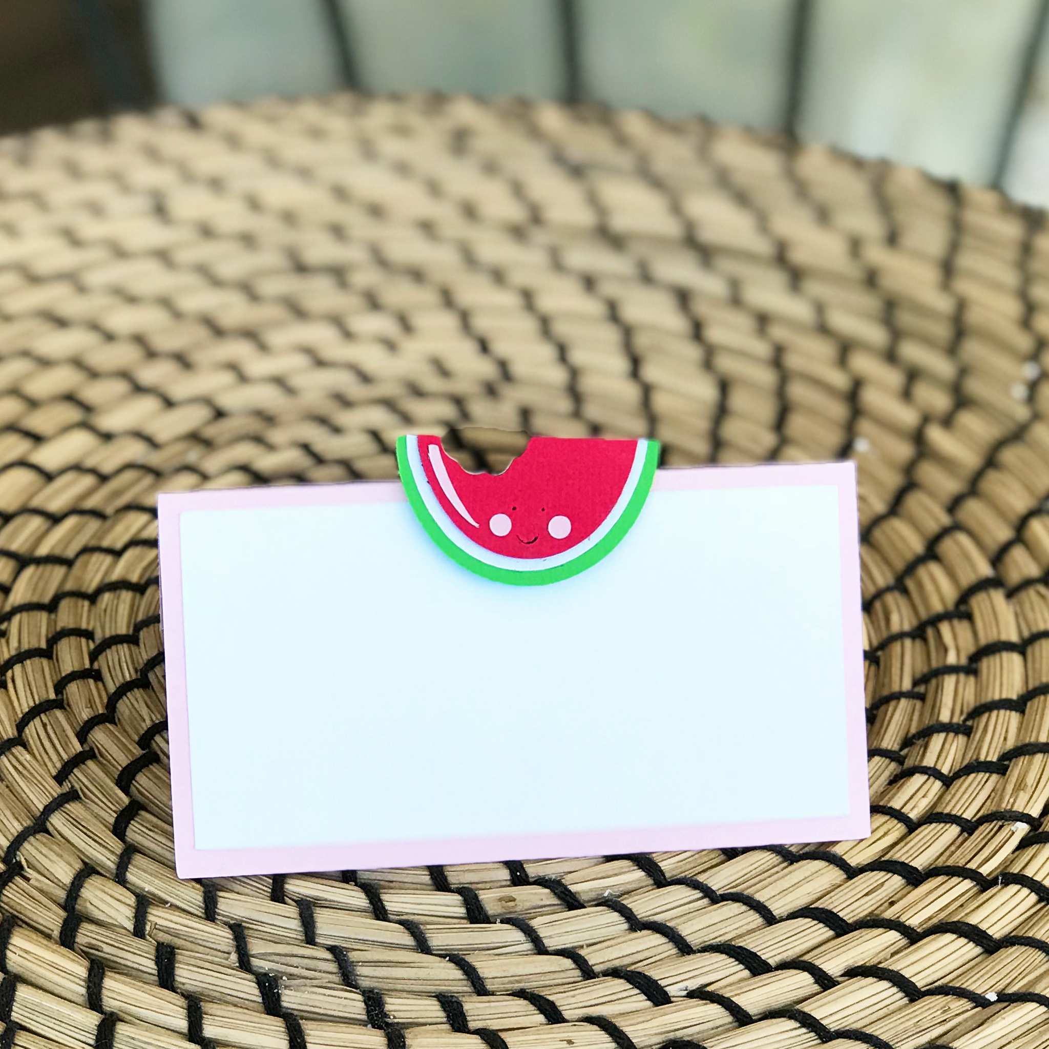 Watermelon Placecards - Set of 12