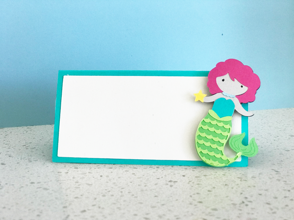 Mermaid Party Placecards - Set of 12