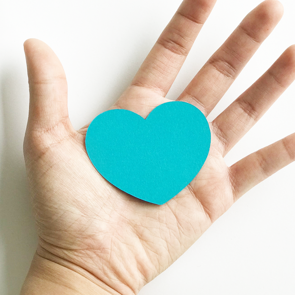32 Heart Die Cuts (2.5 inches), Choose Color