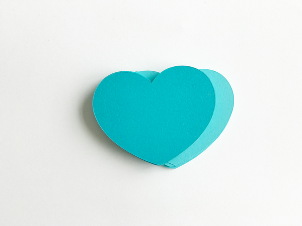 32 découpes de cœur (2,5 pouces), choisissez la couleur