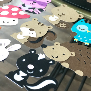 Woodland Creatures Die Cuts - Taille personnalisée