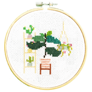 Home is Where My Plants Are - DIY Cross Stitch Kit