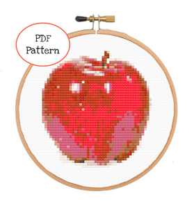An Apple a Day Cross Stitch - PDF Instructions