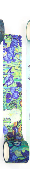 Monet Iris Painting Washi Tape - 3cm